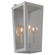 Bravo 22" 4 Light Outdoor Wall Lantern in White