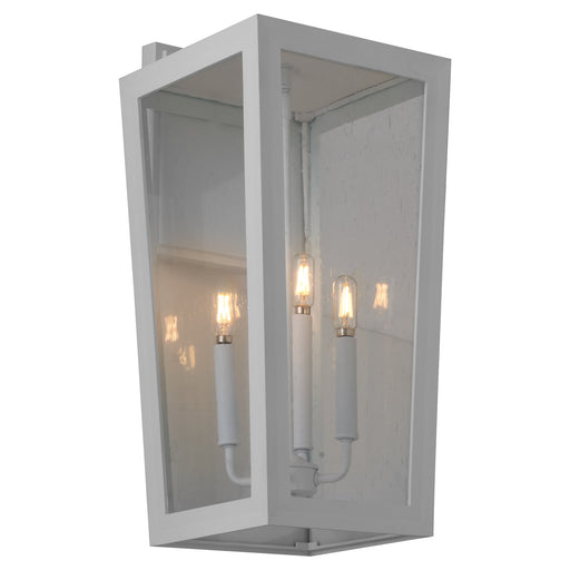 Bravo 22" 4 Light Outdoor Wall Lantern in White