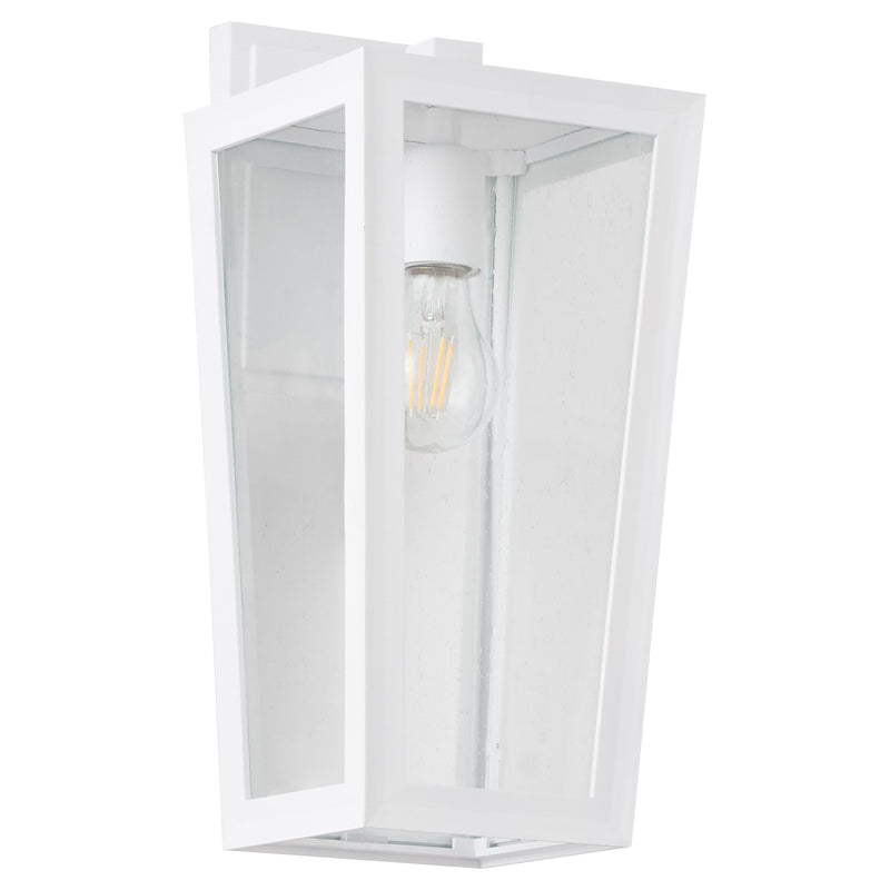 Bravo 15" Outdoor Wall Lantern in White