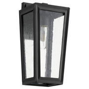 Bravo 15" Outdoor Wall Lantern in Textured Black