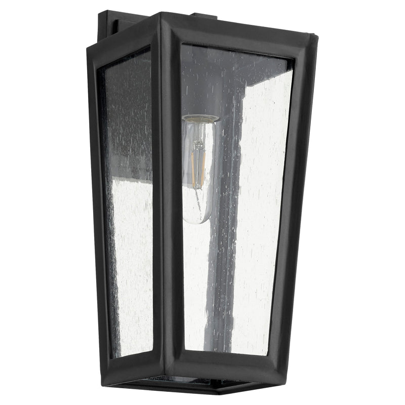 Bravo 15" Outdoor Wall Lantern in Textured Black