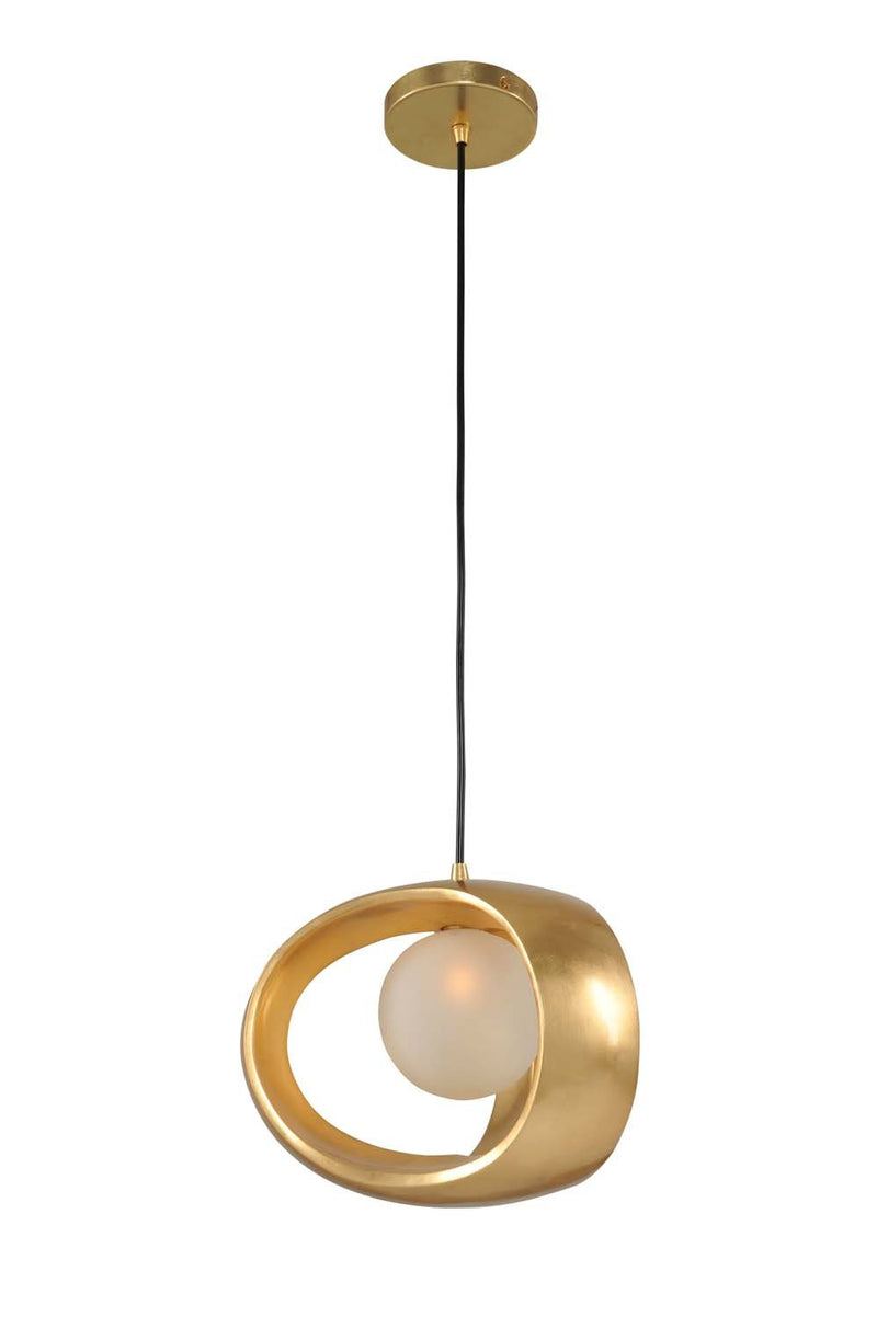 Calistoga Pendant in Gold Leaf