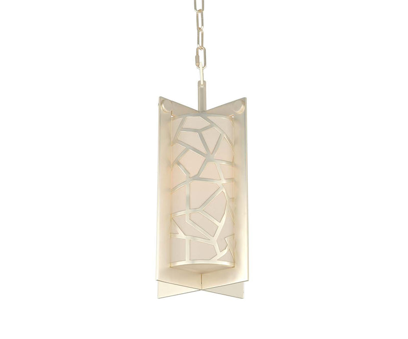 Miramar Mini Pendant in Rose Silver