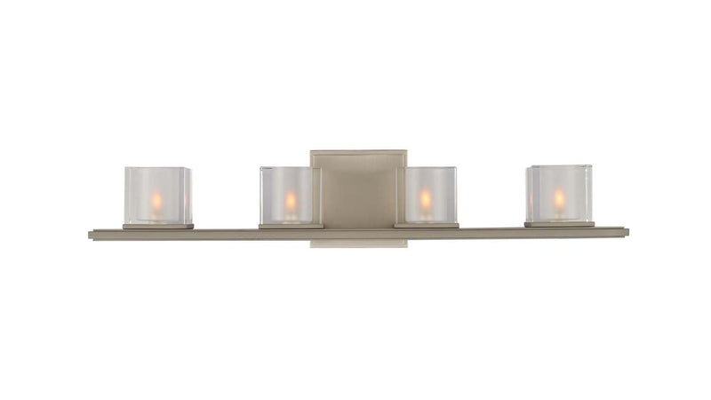 Naples 4-Light Bath Vanity Light in Satin Nickel
