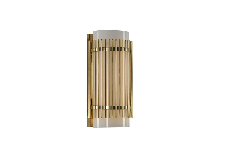 Edgewater 10" LED Bath Vanity Light in Vintage Brass
