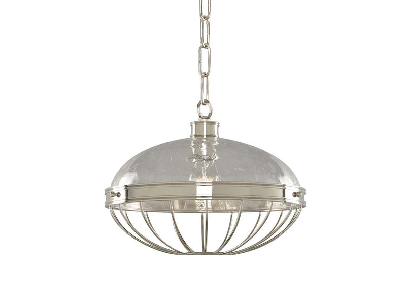 Montauk 14" Pendant in Polished Nickel