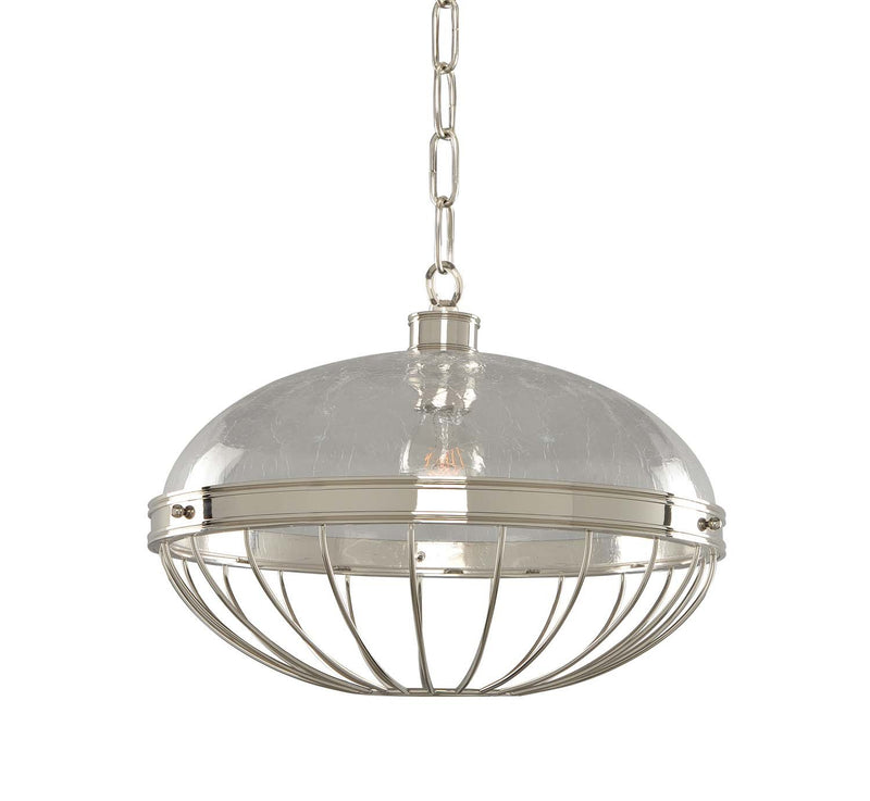 Montauk 16" Pendant in Polished Nickel