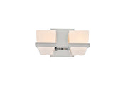 Malibu 2-Light Bath Vanity Light in Chrome
