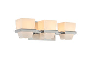 Malibu 3-Light Bath Vanity Light in Chrome