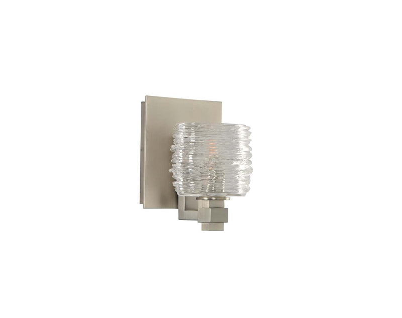 Clearwater Bath Sconce in Satin Nickel