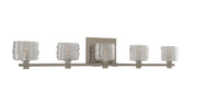 Clearwater 5-Light Bath Vanity Light in Satin Nickel