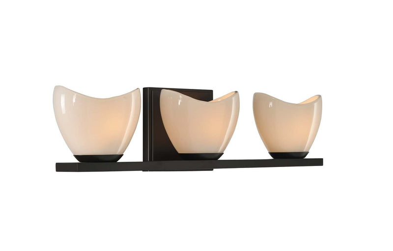Vero 3-Light LED Bath Vanity Light in English Bronze