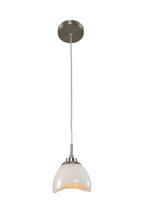 Vero LED Mini Pendant in Satin Nickel