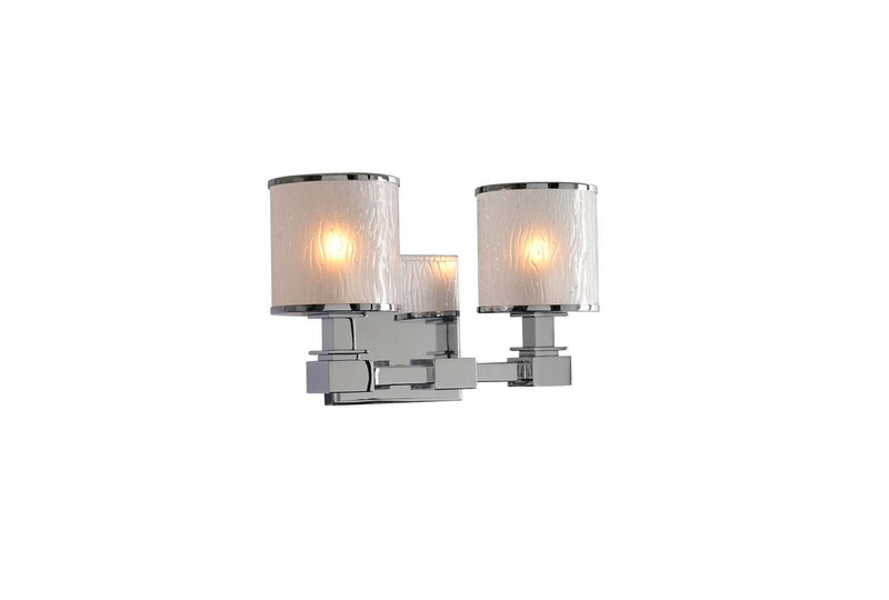 Destin 2-Light LED Bath Vanity Light in Chrome