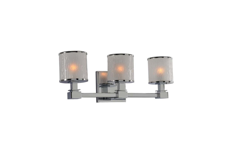 Destin 3-Light LED Bath Vanity Light in Chrome