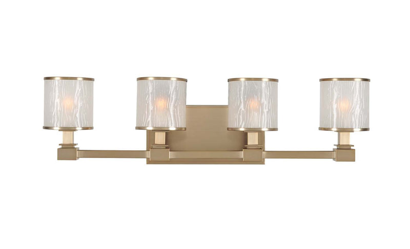 Destin 4-Light LED Bath Vanity Light in Brushed Bronze