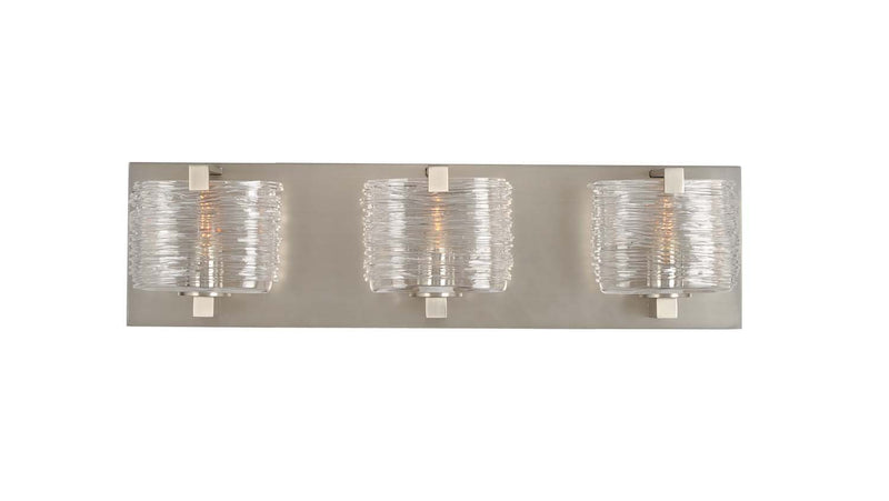 South Bay 3-Light LED Bath Vanity Light in Satin Nickel