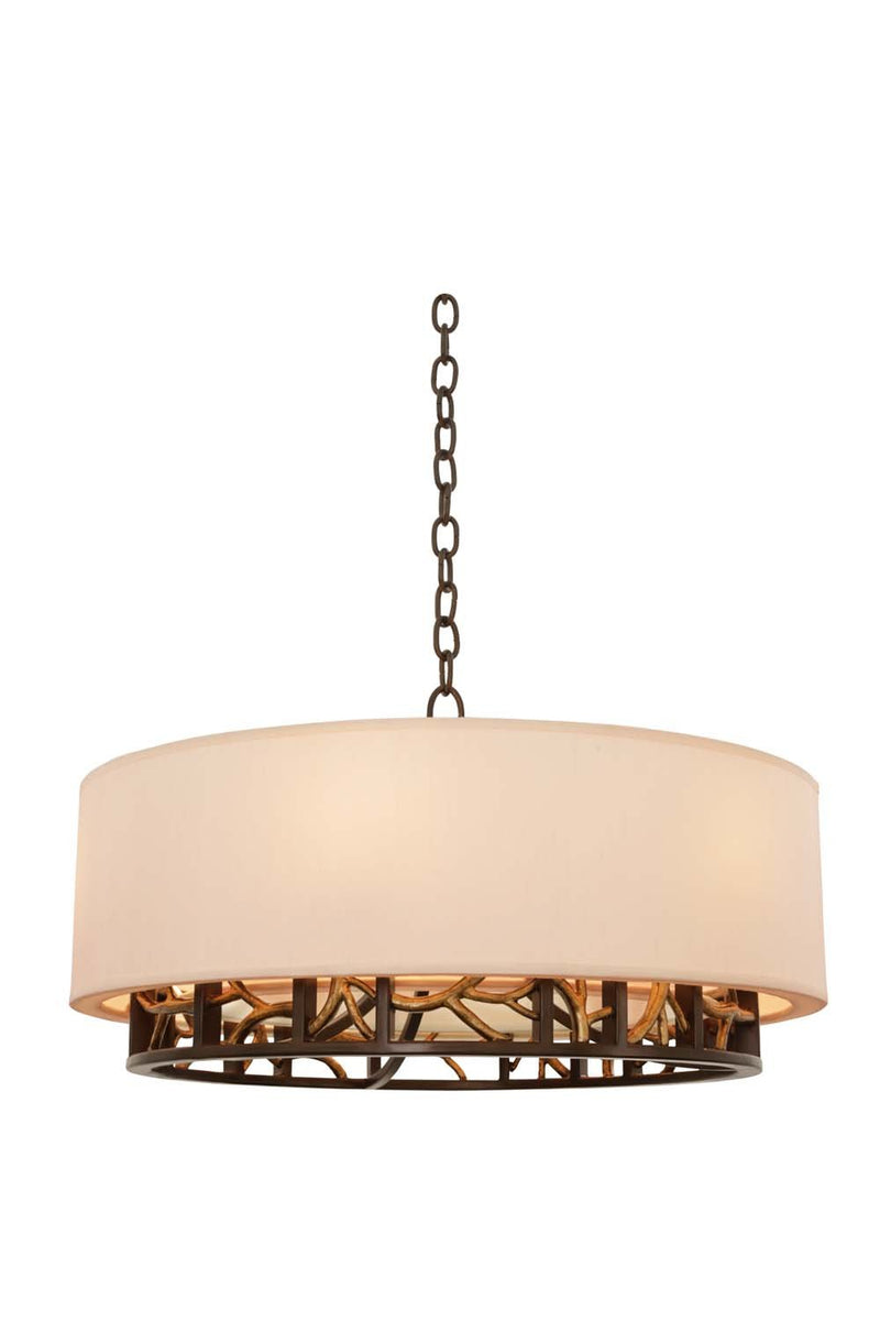 Hudson 6-Light Pendant in Bronze Gold