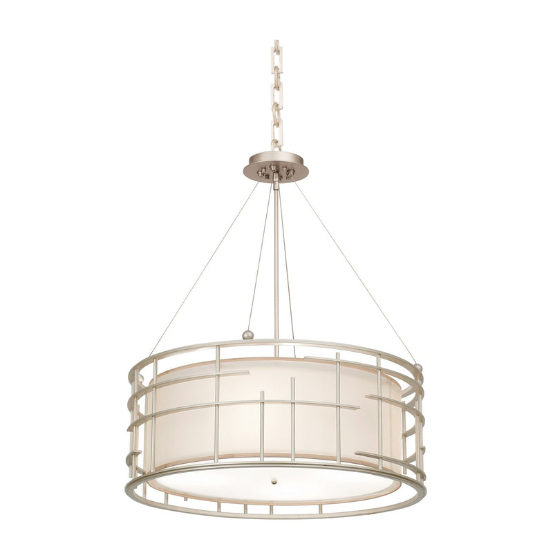 Atelier 4-Light Pendant in Tarnished Silver