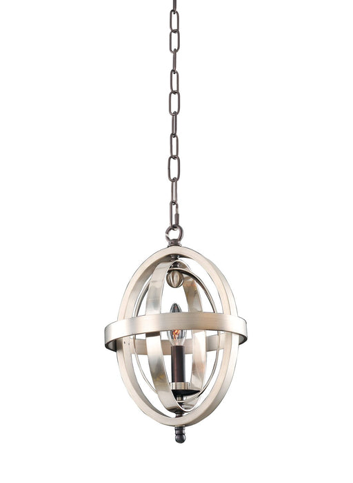 Rothwell Mini Chandelier in Polished Satin Nickel