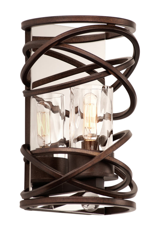 Industrial Eternity 1-Light Wall Sconce in Etruscan Bronze - Lamps Expo