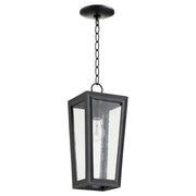 Bravo 15" Outdoor Pendant in Textured Black