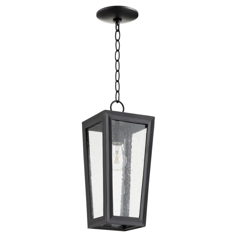 Bravo 15" Outdoor Pendant in Textured Black