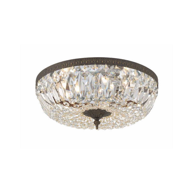 Waltham 3 Light 16" Flush Mount in English Bronze