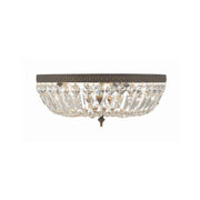 Waltham 3 Light 16" Flush Mount in English Bronze