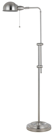 Croby 1-Light Floor Lamp in Brushed Steel - Lamps Expo