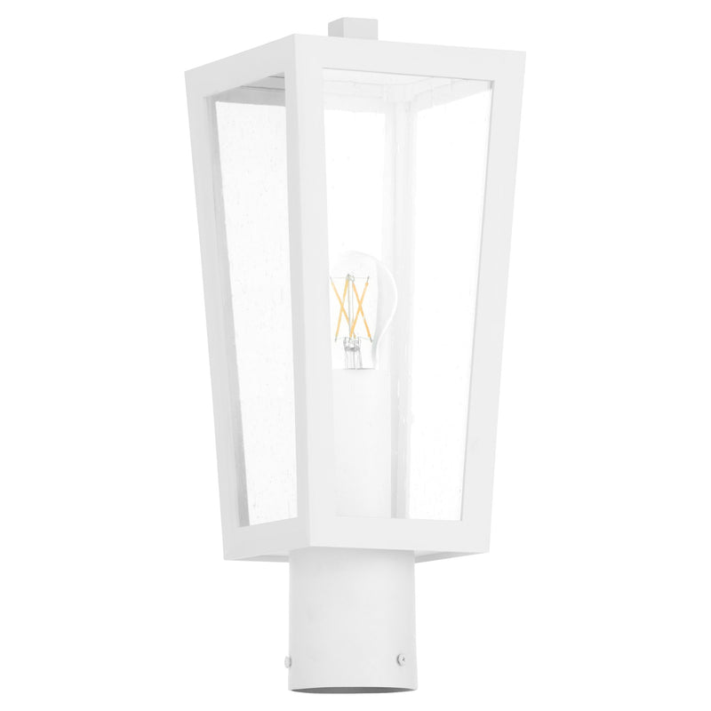 Bravo Outdoor Post Light in White