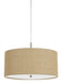 Uni-Pack Three Light Pendant In Burlap