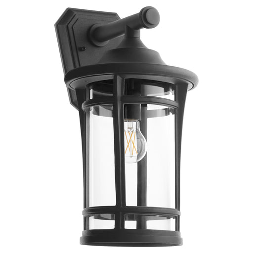 Haley 18" Outdoor Wall Lantern in Textured Black