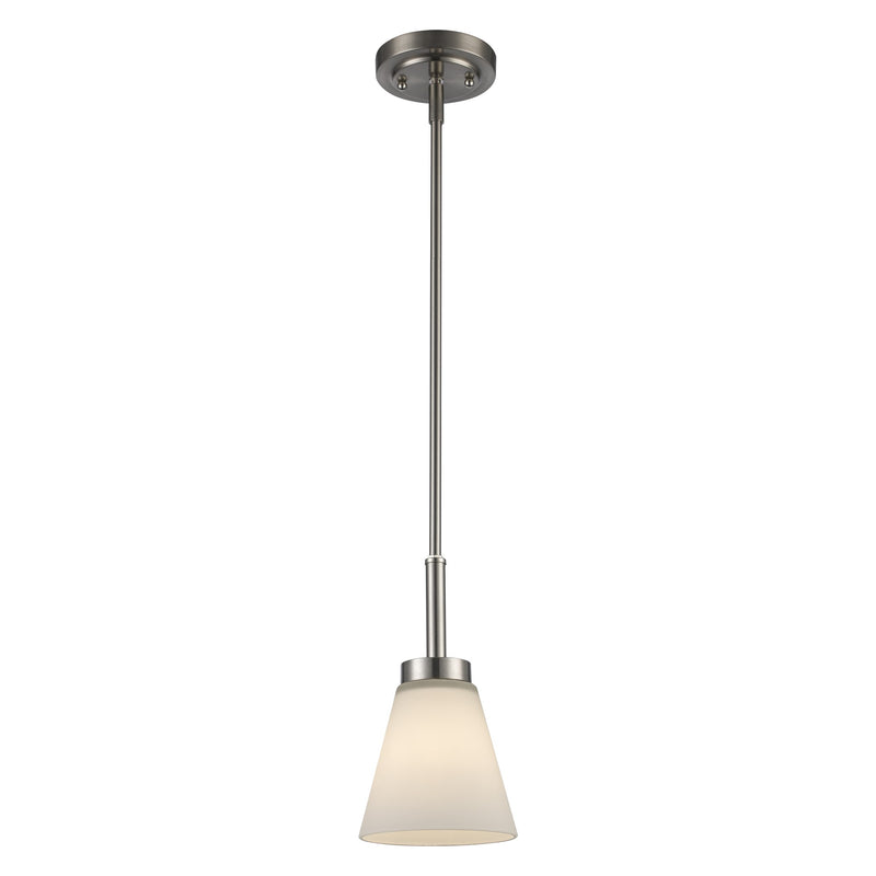 Fifer 5.75" Mini Pendant in Brushed Nickel