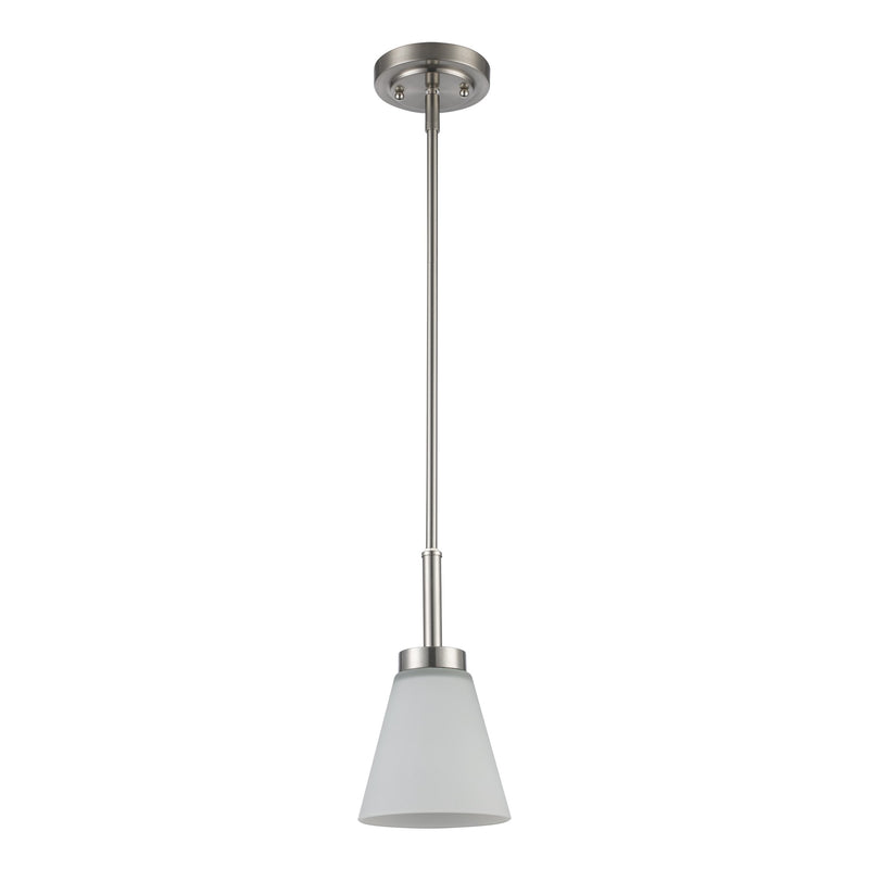 Fifer 5.75" Mini Pendant in Brushed Nickel