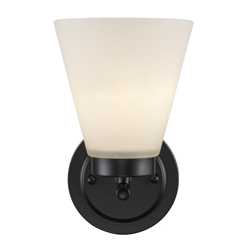 Fifer 9.5" Bath Sconce in Black
