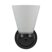 Fifer 9.5" Bath Sconce in Black