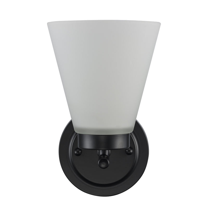Fifer 9.5" Bath Sconce in Black