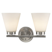 Fifer 2-Light 14.5" Vanity Light in Brushed Nickel