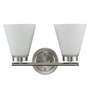 Fifer 2-Light 14.5" Vanity Light in Brushed Nickel