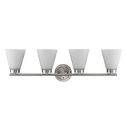Fifer 4-Light 32" Vanity Light in Brushed Nickel