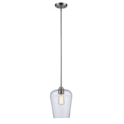 Kieran 1-Light 8" Mini Pendant in Brushed Nickel