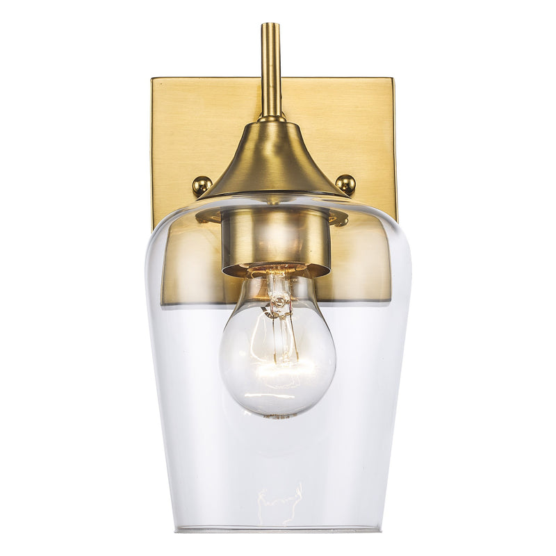 Kieran 1-Light 9.5" Bath Sconce in Antique Gold