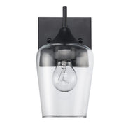 Kieran 1-Light 9.5" Bath Sconce in Black