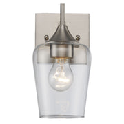 Kieran 1-Light 9.5" Bath Sconce in Brushed Nickel