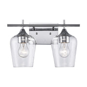 Kieran 2-Light 13.75" Vanity Light in Polished Chrome