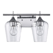 Kieran 2-Light 13.75" Vanity Light in Polished Chrome
