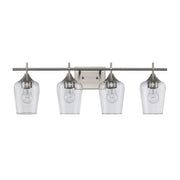 Kieran 4-Light 28.75" Vanity Light in Brushed Nickel