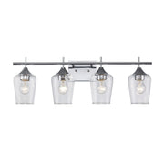 Kieran 4-Light 28.75" Vanity Light in Polished Chrome