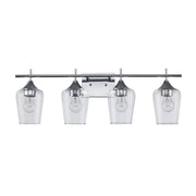 Kieran 4-Light 28.75" Vanity Light in Polished Chrome